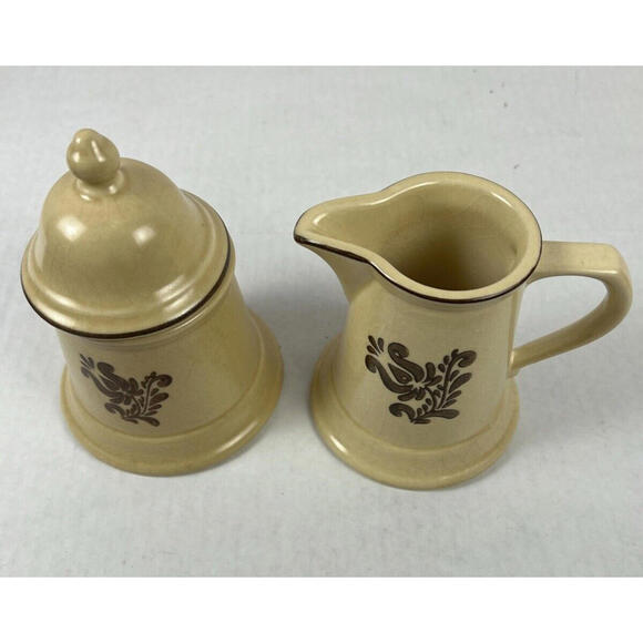 Pfaltzgraff Other - 1970's Vintage Pfaltzgraff Village Pattern Sugar & Creamer Set #6-24, #6-22 MCM